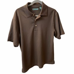 Cubavera men’s essential textured performance polo